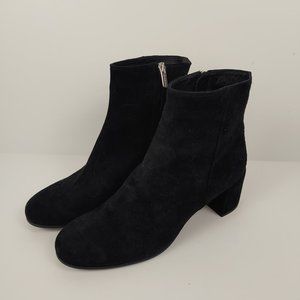 Margaux The Boot Black Suede Ankle Boot size 9.5 10